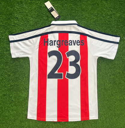 Owen Hargreaves Bayern Munich 2000 2001 Trikot Kit Jersey Soccer Shirt