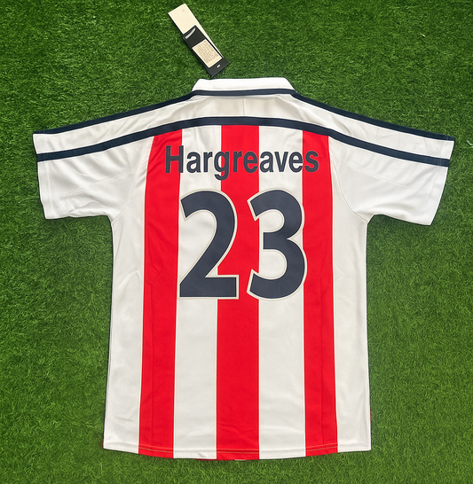 Owen Hargreaves Bayern Munich 2000 2001 Trikot Kit Jersey Soccer Shirt