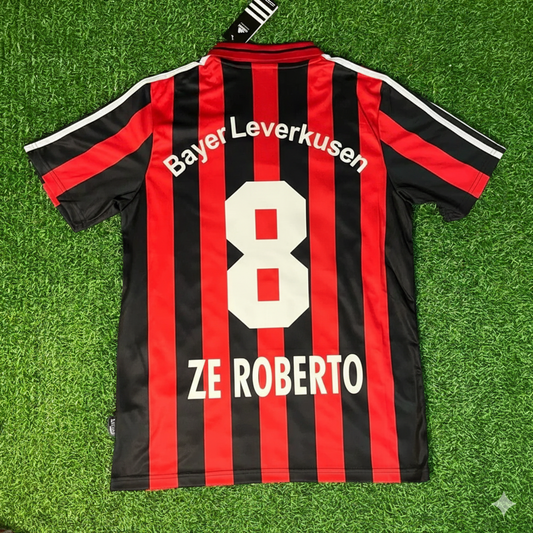 Ze Roberto Bayer 04 Leverkusen 2001-2002 Heimtrikot | Retro Kit | Trikot Soccer Shirt