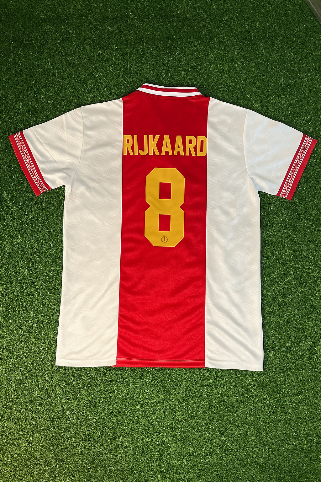 Frank Rijkaard Ajax Retro Golden Printing Jersey Trikot Soccer Shirt