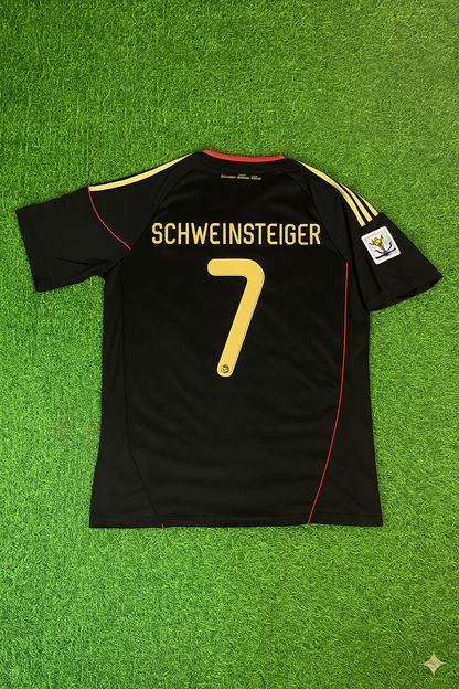 Bastian Schweinsteiger - Germany Deutschland 2010 World Cup Black Jersey Trikot