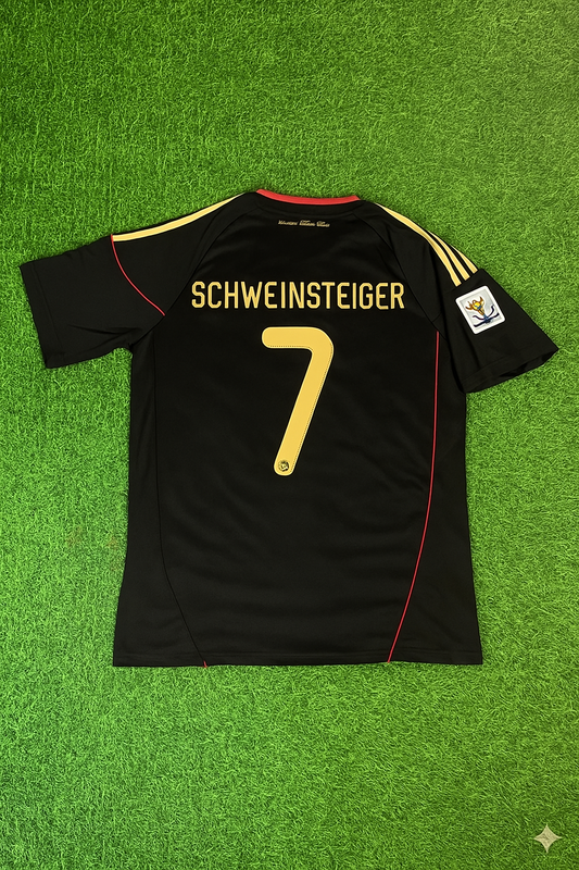 Bastian Schweinsteiger - Germany Deutschland 2010 World Cup Black Jersey Trikot