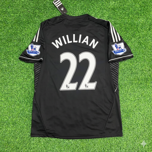 Willian Chelsea 2013-14 Black Retro Football Jersey Kit