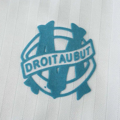 Olympique De Marseille 1990 Saison Domicile Maillot Rétro Blanc Trikot Maillot De Football