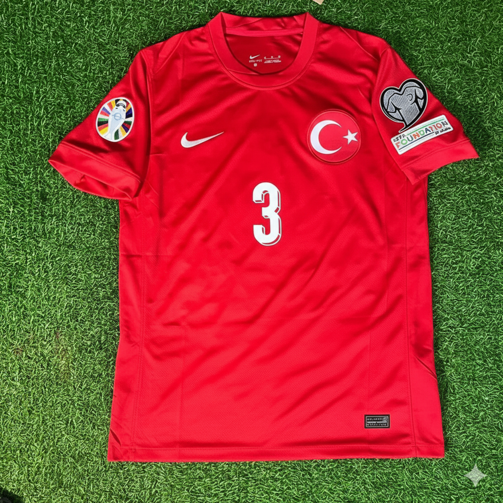 Merih Demiral Türkei Turkiye Trikot Trikot Maillot Maglia
