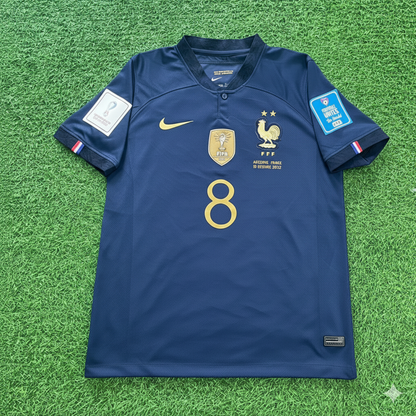 Aurelien Tchouameni France 2022 World Cup Final Retro Jersey Maillot Trikot Soccer Shirt