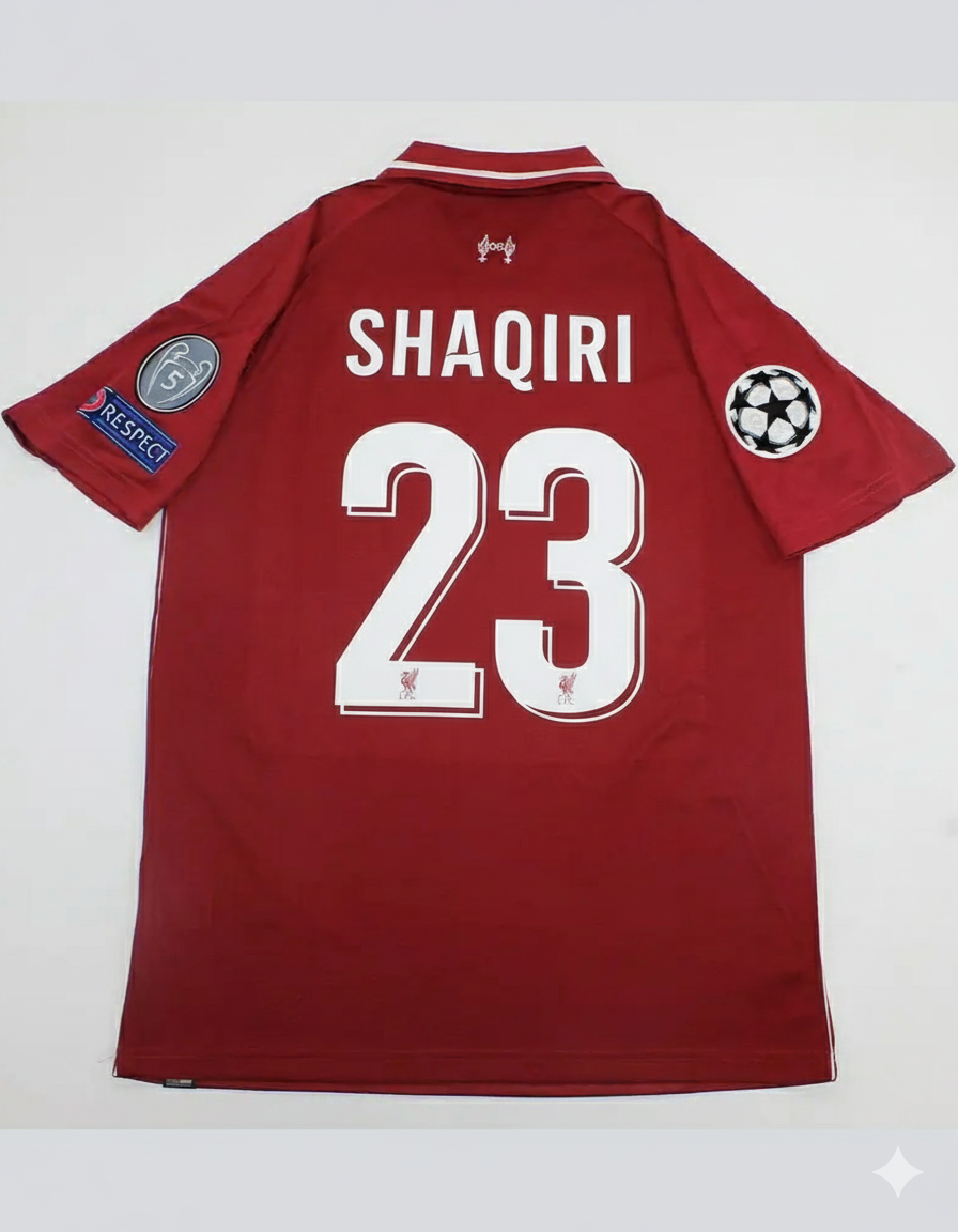 Xherdan Shaqiri Liverpool 2019 CL Final Retro Kit Jersey Trikot Maillot Maglia