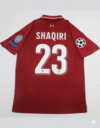 Xherdan Shaqiri Liverpool 2019 CL Final Retro Kit Jersey Trikot Maillot Maglia