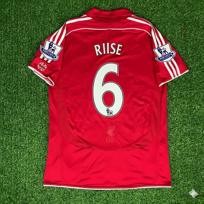 John Arne Riise Liverpool 2007/08 Premier League Jersey Trikot Maillot
