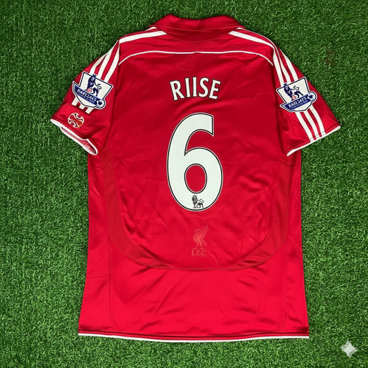 John Arne Riise Liverpool 2007/08 Premier League Jersey Trikot Maillot