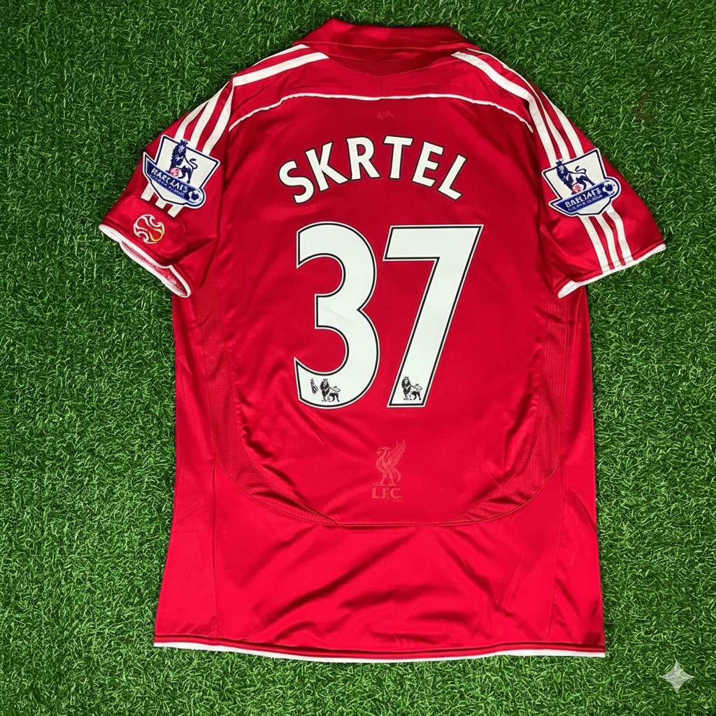 Martin Skrtel Liverpool 2007/08 Premier League Jersey Trikot Maillot