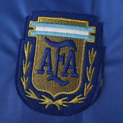 Argentina 1986 Season Away Blue Retro Jersey Trikot Soccer Shirt