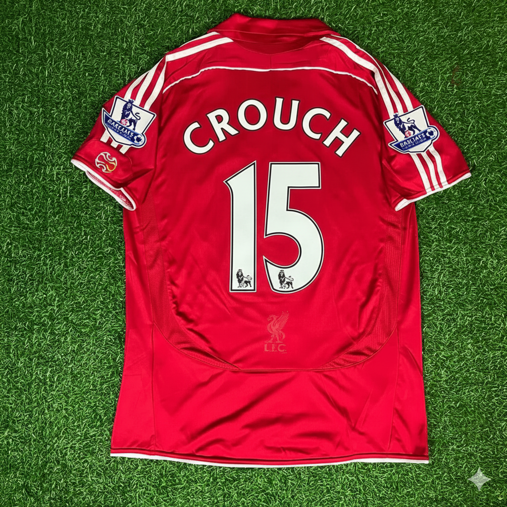 Peter Crouch Liverpool 2007/08 Premier League Jersey Trikot Maillot