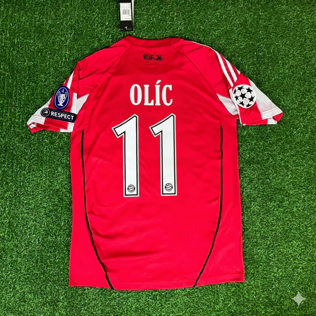Ivica Olic Bayern Munich 2010/11 Home Jersey Trikot