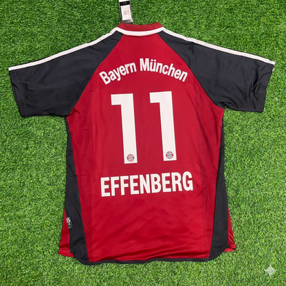 Stefan Effenberg Bayern Munich 2001/2002 Red Retro Football Jersey