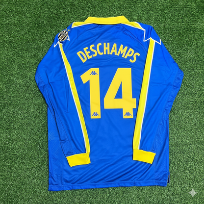 Didier Deschamps Juventus 1997–1998 Long Sleeve Retro Football Jersey Kit