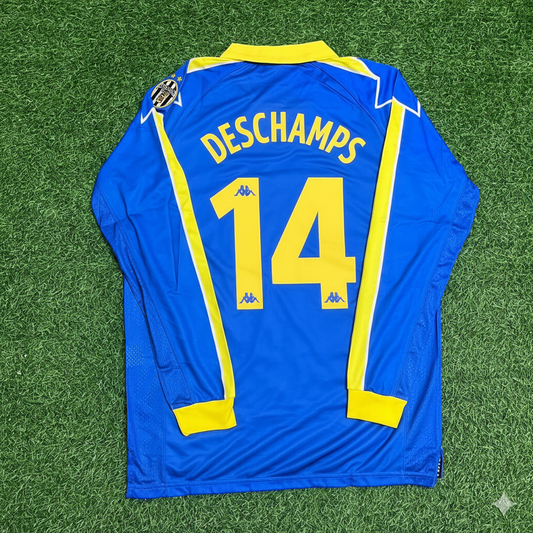 Didier Deschamps Juventus 1997–1998 Long Sleeve Retro Football Jersey Kit