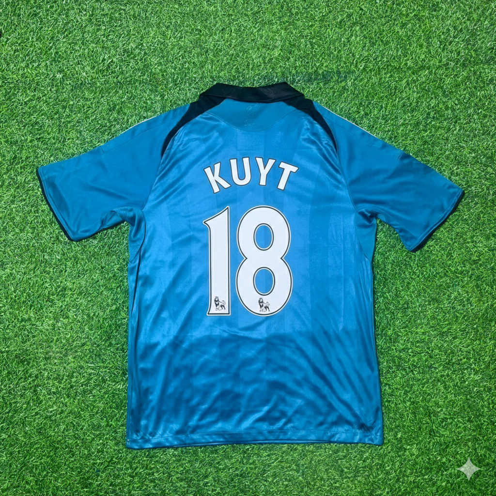 Dirk Kuyt Liverpool 2008–2009 Green Retro Football Jersey Kit