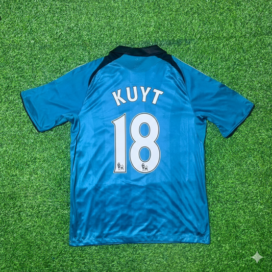 Dirk Kuyt Liverpool 2008–2009 Green Retro Football Jersey Kit