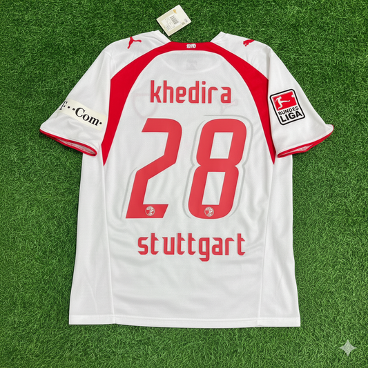 Sami Khedira VfB Stuttgart 2006-07 Heimtrikot Retro Football Jersey Kit
