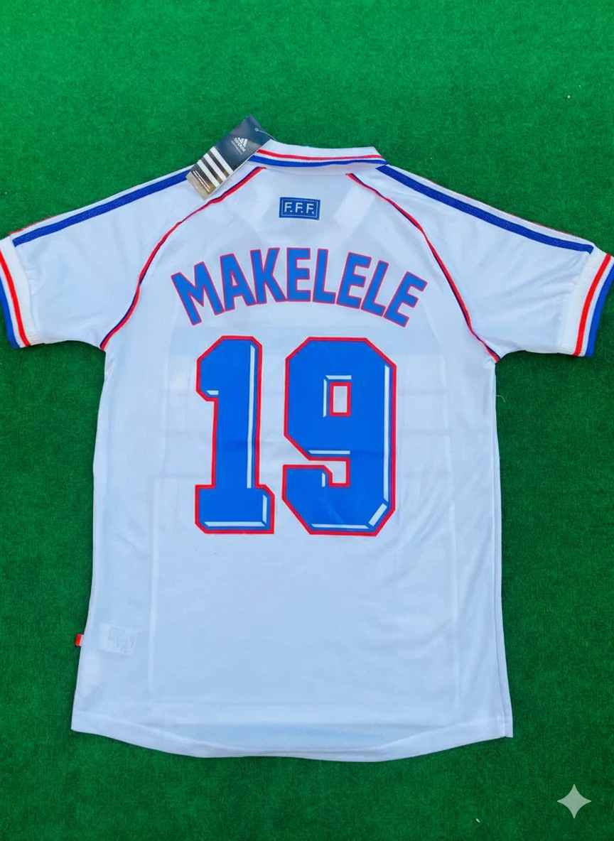 Claude Makelele France 1998 World Cup Retro Jersey Maillot Trikot