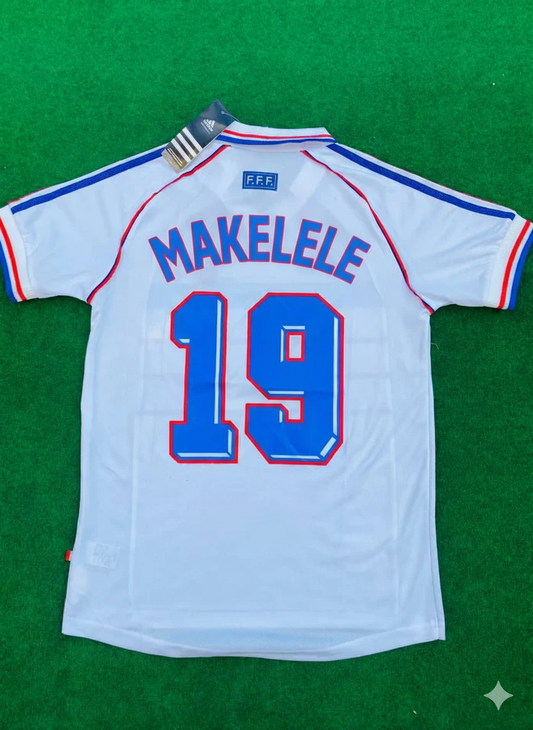 Claude Makelele France 1998 World Cup Retro Jersey Maillot Trikot
