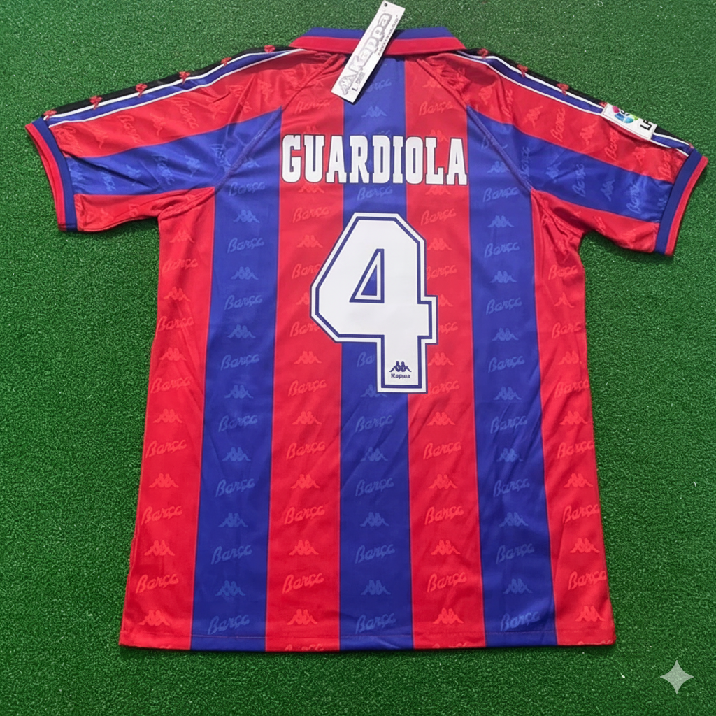 Pep Guardiola Barcelona 1996 1997 Retro-Trikot