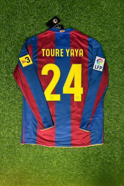 Yaya Toure Barcelona 2007 Retro Football Jersey