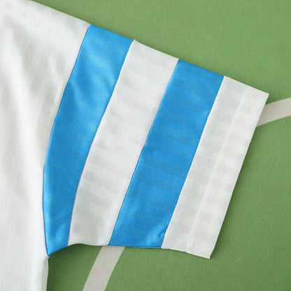 Olympique De Marseille 1990 Saison Domicile Maillot Rétro Blanc Trikot Maillot De Football