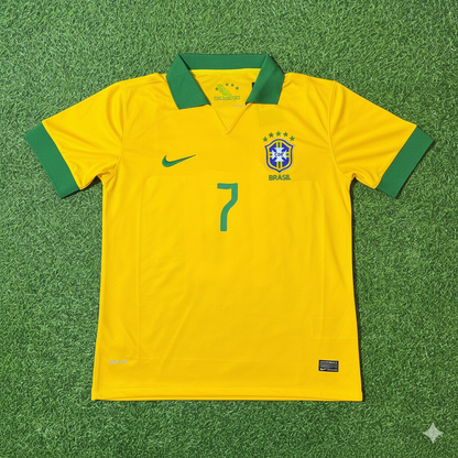 Vinicius Junior Brazil Retro Football Jersey Kit