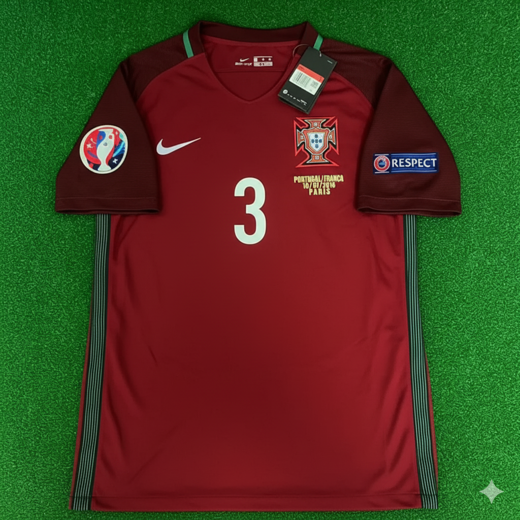 Pepe Portugal EURO 2016 Final Retro Jersey Trikot Maglia