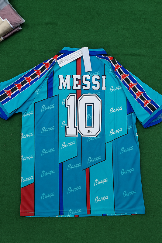 Lionel Messi Barcelona 1996 1997 Retro Football Jersey