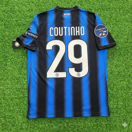 Philippe Coutinho - Inter 2010 2011 Jersey Soccer Trikot Maillot Maglia Soccer Shirt