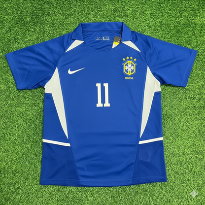 Ze Roberto Brazil 2002 World Cup Retro Football Jersey Kit