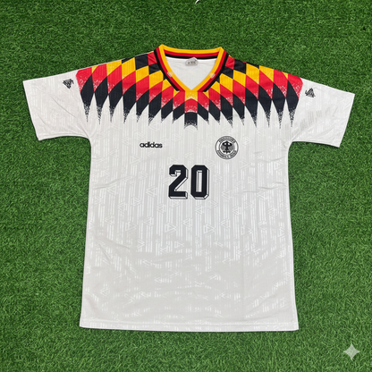 Stefan Effenberg Deutschland 1994 Weltmeisterschaft Retro Football Jersey Kit