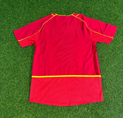 Portugal 2002 Retro Home Red Football Jersey