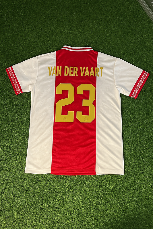 Rafael Van der Vaart Ajax rétro maillot d'impression doré maillot de football Trikot