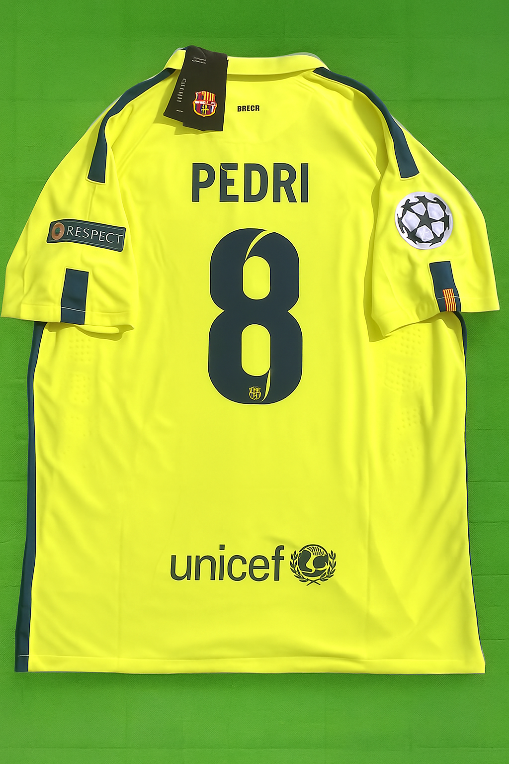 Pedri 14/15 Retro Gelbes Trikot Maillot Trikot Maglia Fußballshirt