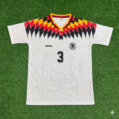 Andreas Brehme Deutschland 1994 Weltmeisterschaft Retro Football Jersey Kit