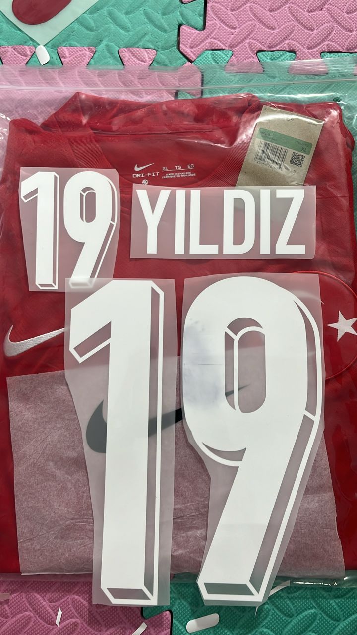 Kenan YILDIZ Turkey Turkiye Euro 2024 Avrupa Sampiyonasi Futbol Formasi Jersey Trikot Maillot