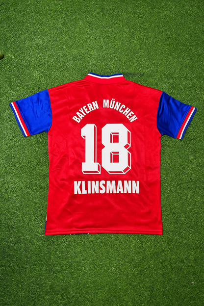Jürgen Klinsmann Bayern München 1993 1995 Retro Fußballtrikot Kit