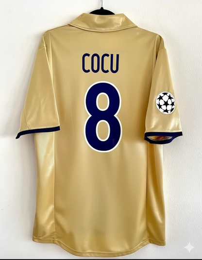 Phillip Cocu 8 Barcelona 2001 2002 Saison Retro Jersey Maillot Trikot Maglia Fußball-Shirt
