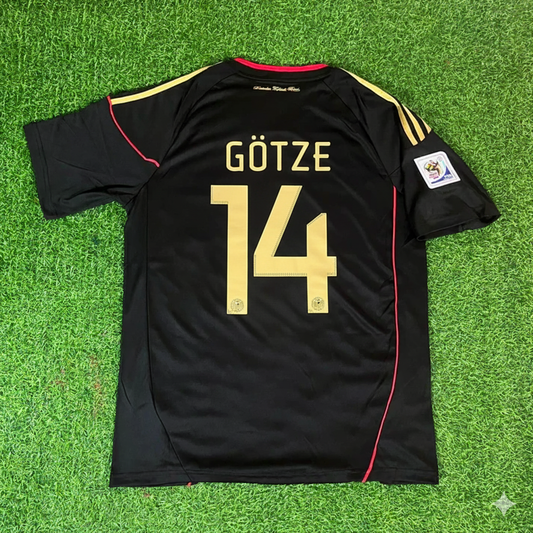 Mario Götze - Germany Deutschland 2010 World Cup Black Jersey Trikot