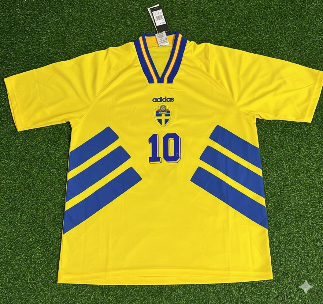 Zlatan Ibrahimovic Sweden Retro Football Jersey Kit