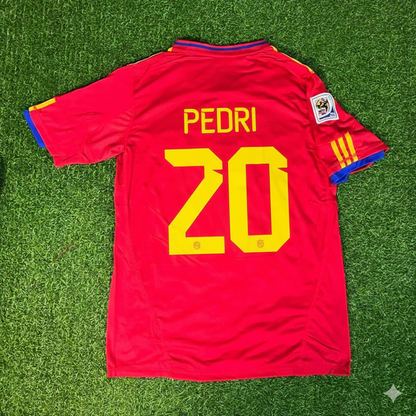 Maillot rétro Pedri 20 – Espagne Coupe du monde 2010 – | Maillot | Maillot de football