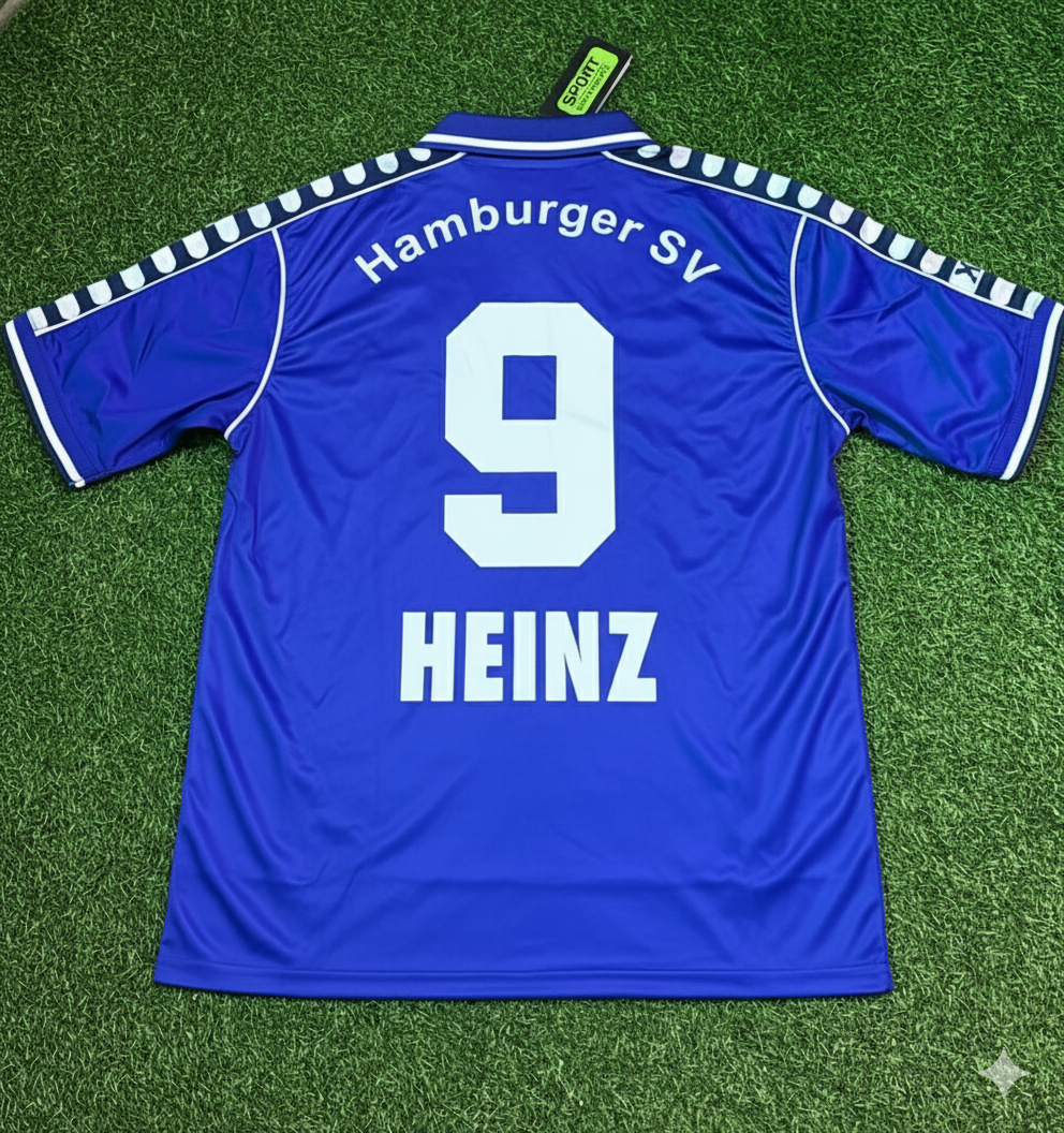Marek Heinz Hamburger SV 2000-2001 Retro Heimtrikot Rot – Fußballtrikot
