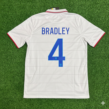 Michael Bradley USA 2014 World Cup White Football Jersey Kit