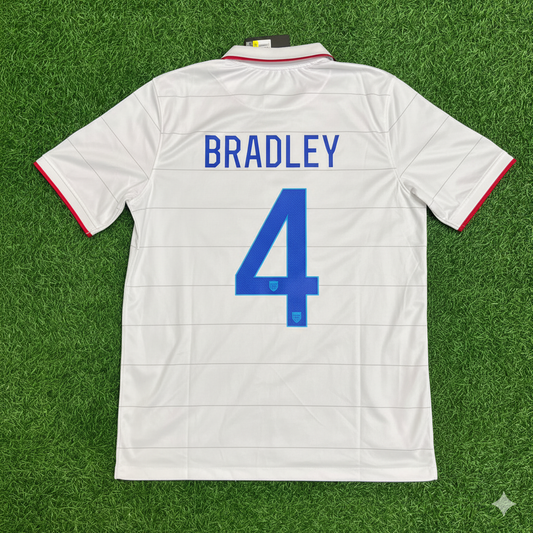 Michael Bradley USA 2014 World Cup White Football Jersey Kit