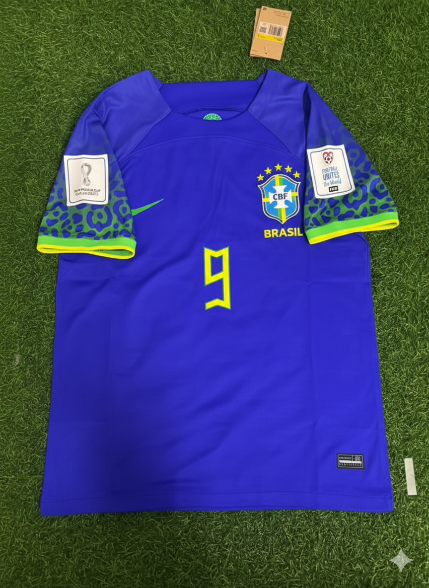 Ronaldo Nazario Brazil Retro Football Jersey