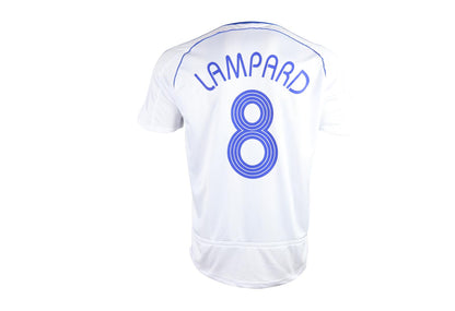 Chelsea White Retro Lampard Jersey Soccer Shirt